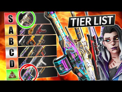 NEW UPDATED GUNS TIER LIST - BEST Weapons in Valorant to RANK UP Fast - Update Guide