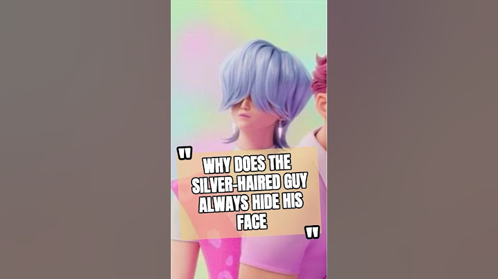 Why does the silver-haired guy in Kpop Demon Hunter always hide his face with his hair?