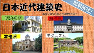 知られていない】日本近代建築史簡単解説！！ - YouTube
