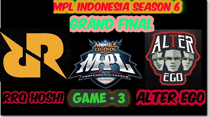 RRQ Hoshi Vs Alter Ego / Game 3 / Grand Final / MPL Indonesia Season 6