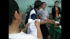 Họa sĩ Trần Đạt ký họa Bình Mập (Như Ngọc)