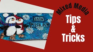Mixed Media Art Journal  Tips and Tricks #artjournal #mixedmedia