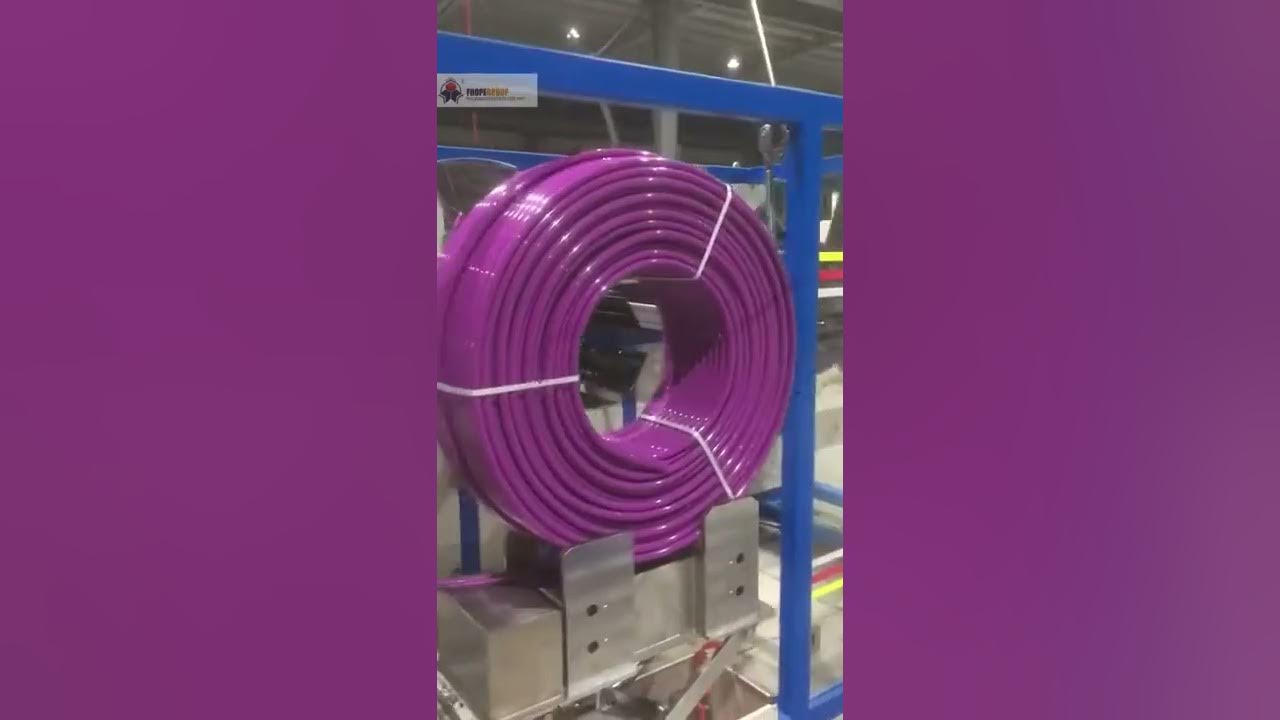 Polyethylene, PEX, PERT, and Multilayers pipe COILER AND STRAPPING
