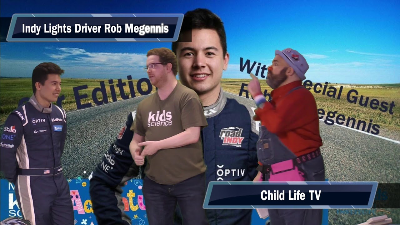 Indy Lights Racer Visits SickKids - Indy Lights Racer Robert Megennis visits SickKids Child Life TV.