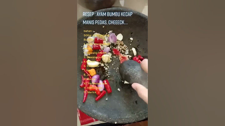 Resep Tiktok| Resep ayam kecap pedas manis Yang enak dan mudah dikerjakan di rumah part 10