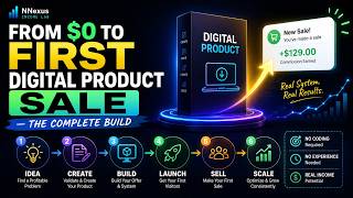 How to Go From $0 to First Digital Product Sale — The Complete Build