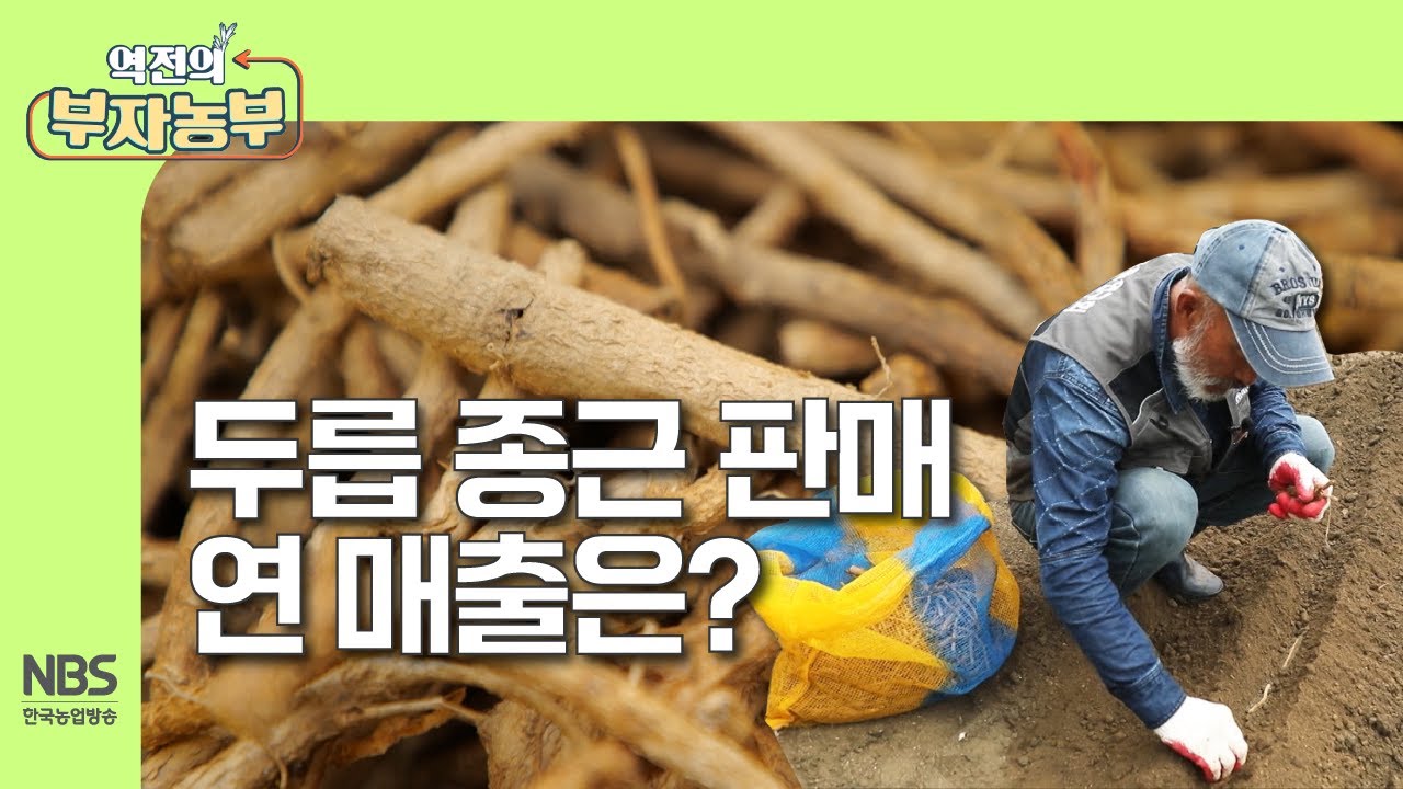 [역전의부자농부 299회] 두릅 종근 판매 연 매출은?