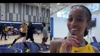 LA Sparks training camp 2024 day 1 and 2!!