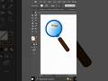 Magnifying Glass Design 🔍  #youtubevideoviral #shortvideo#design