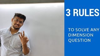3 Rules• To Solve any Dimensional Analysis Question |IIT -JEE•NEET|