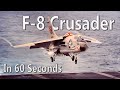 Everything You Need to Know About the F-8 Crusader in 60 Seconds | #shorts