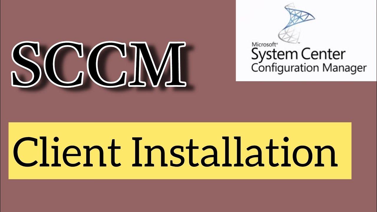 How to verify the sccm client installation and it logs sccm youtube