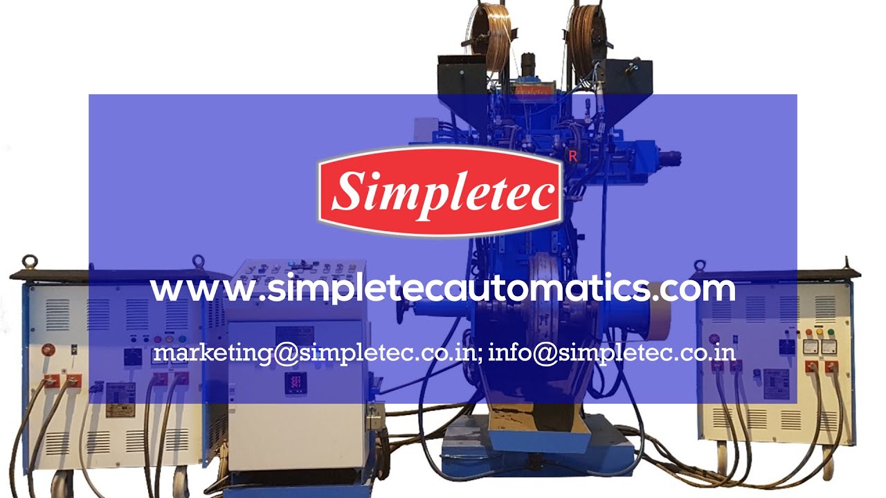 SIMPLETEC Roller IDLER REBUILDING MACHINES WS-900TH - YouTube