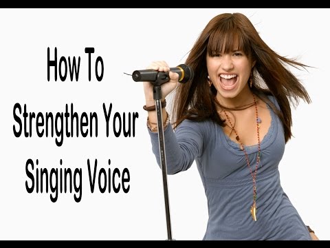 Singing Techniques - How To Strengthen Your Singing Voice