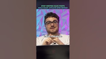 Stop Writing Blog Posts - Build Smart Affiliate Sites Instead #seo