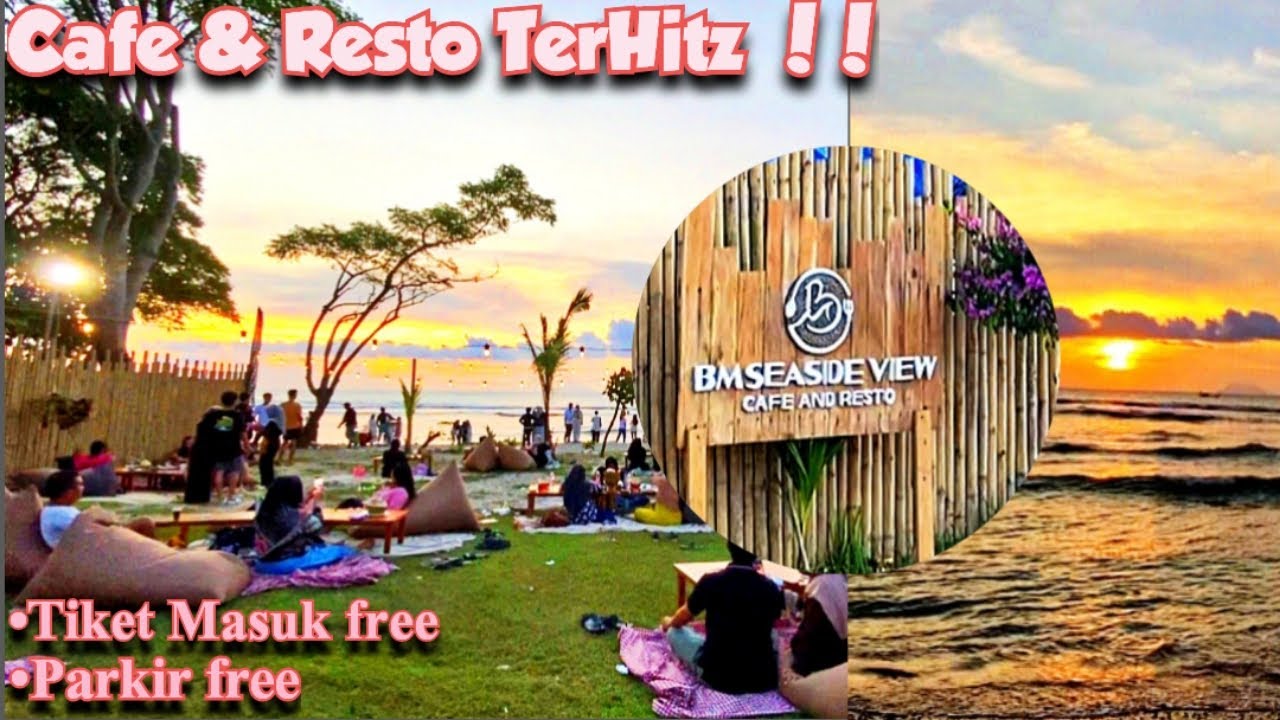 SPOT LIBURAN MURAH DI PANTAI || CAFE & RESTO DI ANYER || BM Sea Side View  Cafe & Resto #pantai