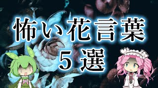 【VOICEVOX解説】怖い花言葉5選