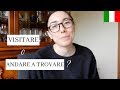 Learn Italian  VISITARE o ANDARE A TROVARE    Learn Italian with Lucrezia