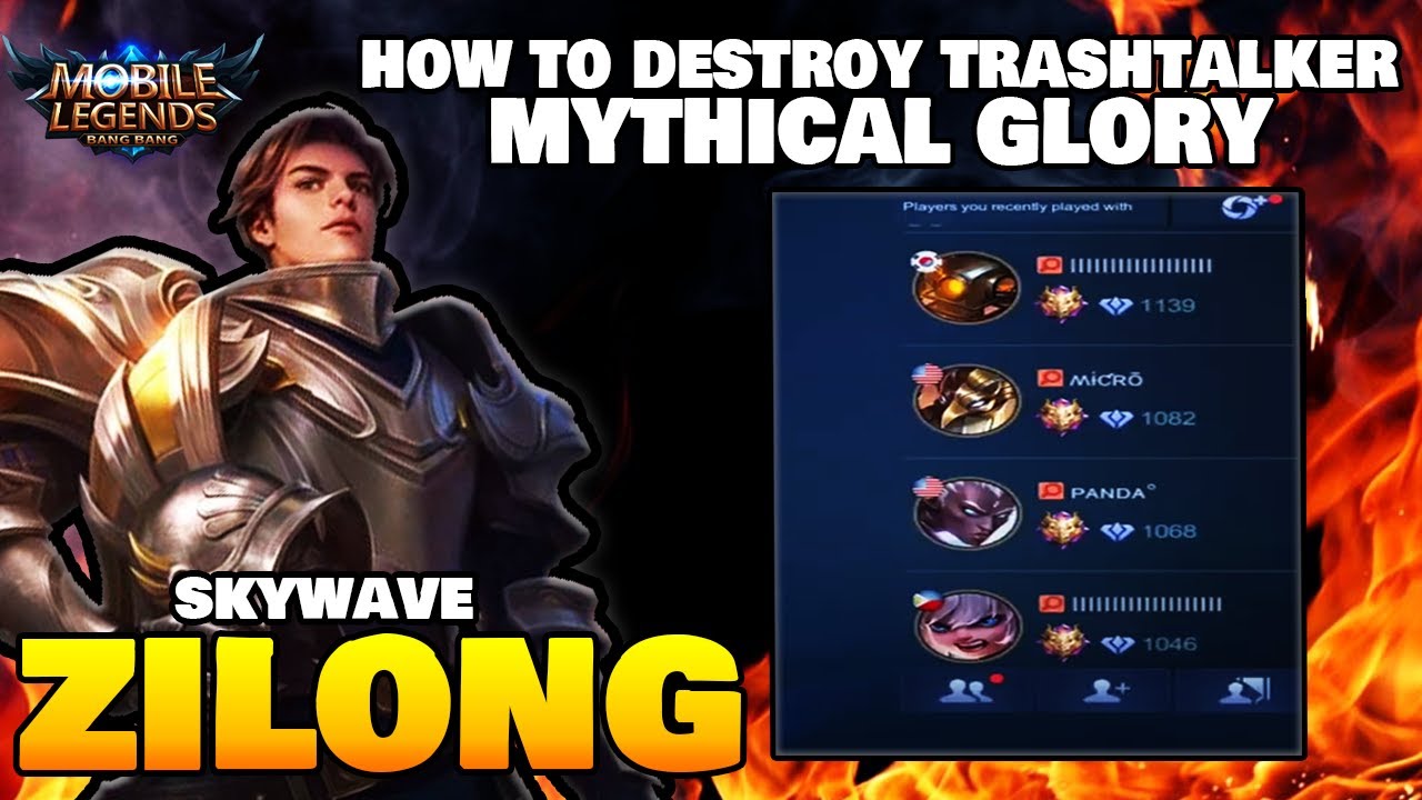 Zilong SkyWave OutSmarted trash talkers | Mobile Legends
