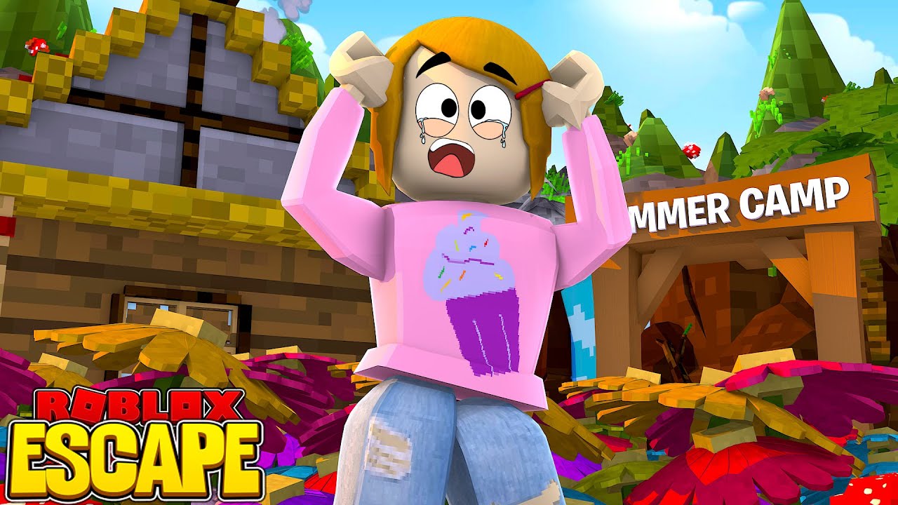 Roblox Escape Summer Camp Obby With Molly Youtube - roblox escape jail bloxburg roleplay with molly and daisy on vimeo