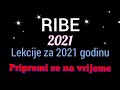 RIBE - Lekcije i misije za 2021. godinu. Saturn i Tarot karte. Godišnja prognoza.