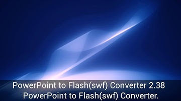 Download PowerPoint to Flash(swf) Converter 2.38