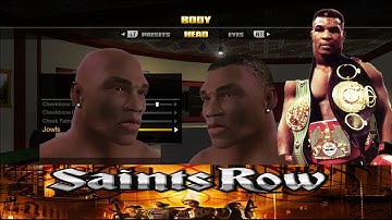 Saints Row face creation request Mike Tyson