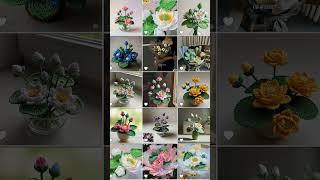 Hoa sen mini móc len (Zalo:0989588623) #hoahandmade #flowers #crochet #diy #hoale #handmade