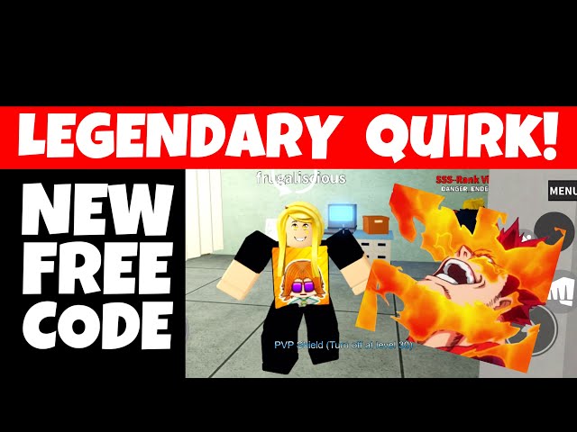 *ALL* FREE CODES My Hero Mania + Spinning to get a LEGENDARY Quirk! 