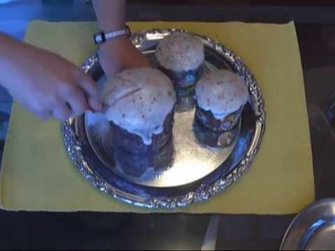 Пасхальный кулич на закваске - YouTube