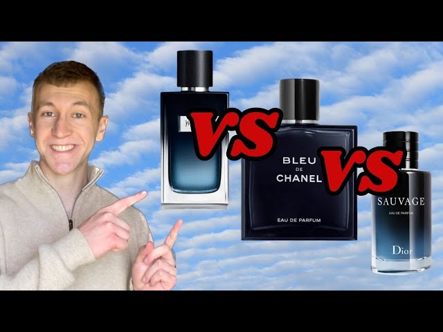 Battle of the Blues: Bleu de Chanel, Dior Sauvage, Versace Eros, and YSL Y