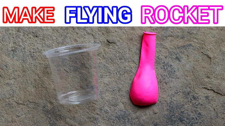 how to make flying rocket with balloon rocket toys cup🥤 balloon 🎈make rocket
