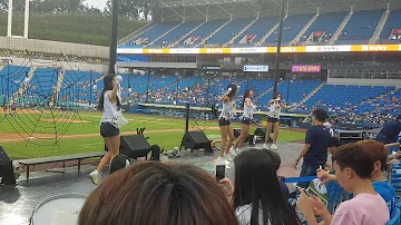 160727 삼성라이온즈 치어리더 공연 ( 박진영 - 살아있네 )