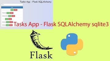 Tasks App - Flask SQLAlchemy sqlite3