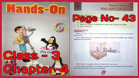 7🔥Touch Typing Play With Text Editor🔥dav class-3 computer chapter-4🔥touch typing dav class3 computer