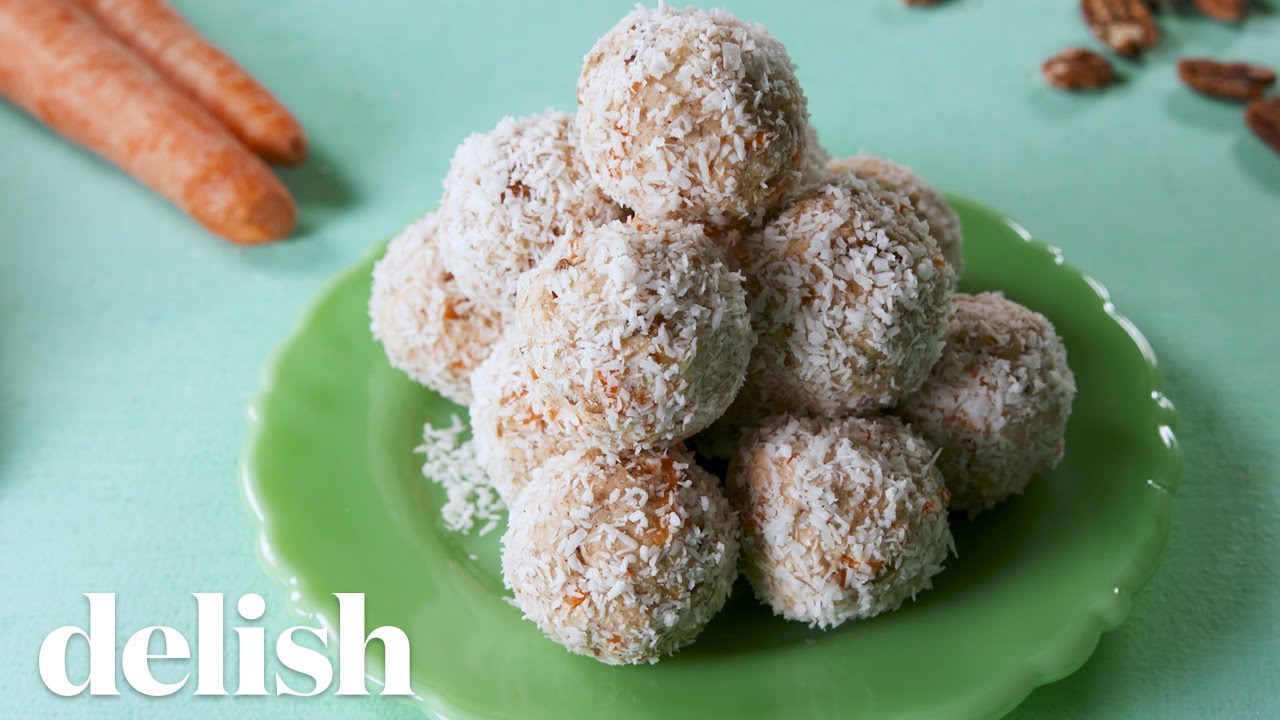 Carrot Cake Keto Balls | Delish