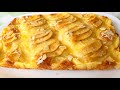 EL POSTRE MÁS FÁCIL, EN 5 MINUTOS, CON 4 MANZANAS y  3 HUEVOS | TARTA DE MANZANA Y CREMA 💖