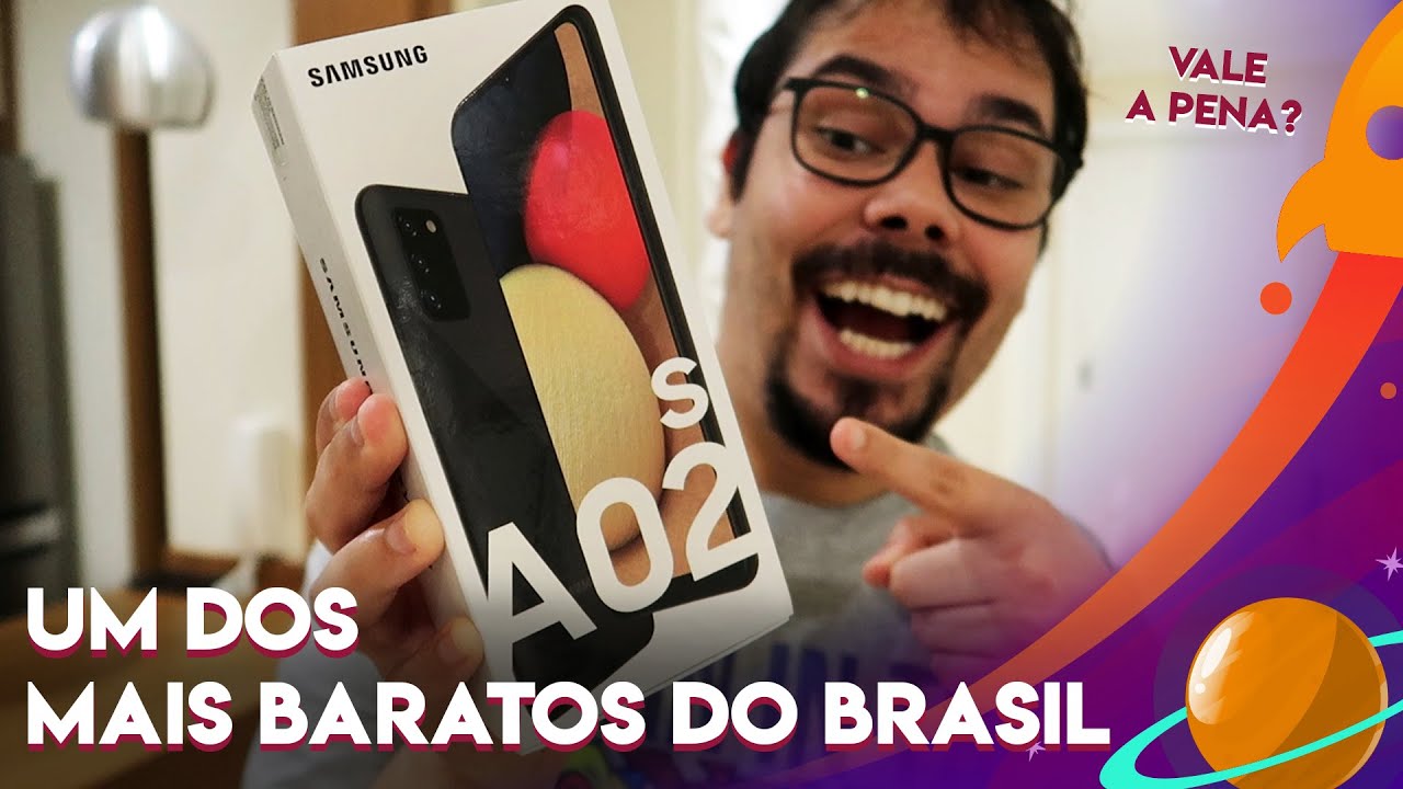 SAMSUNG GALAXY A02S: CELULAR BARATO E COM ÓTIMA BATERIA (UNBOXING COMPLETO) #294