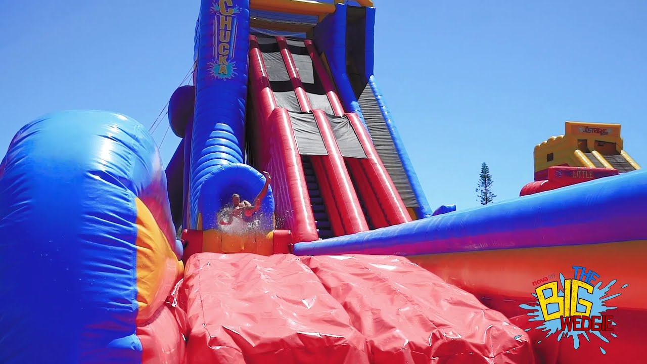 The Big Wedgie Summer Water Park, Adelaide YouTube