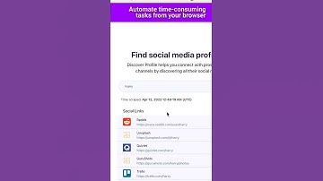 discover social media profile of anyone in second