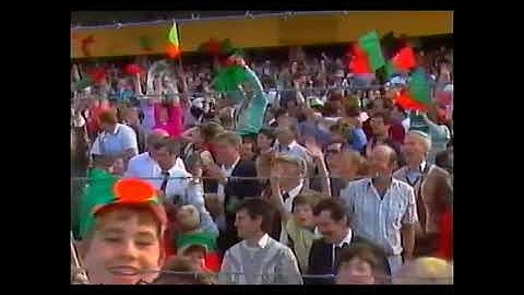 COMICAL JIMMY BURKE GOAL AS MAYO STUMBLE OVER THE LINE TO BEAT ROSCOMMON IN 1989 CONNACHT FINAL GAA