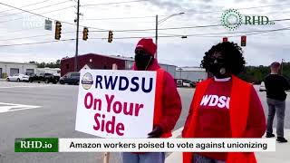 Amazon workers poised to vote against unionizing