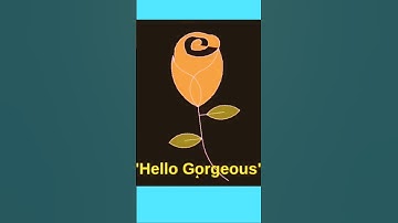 Create rose using python turtle #reels #python