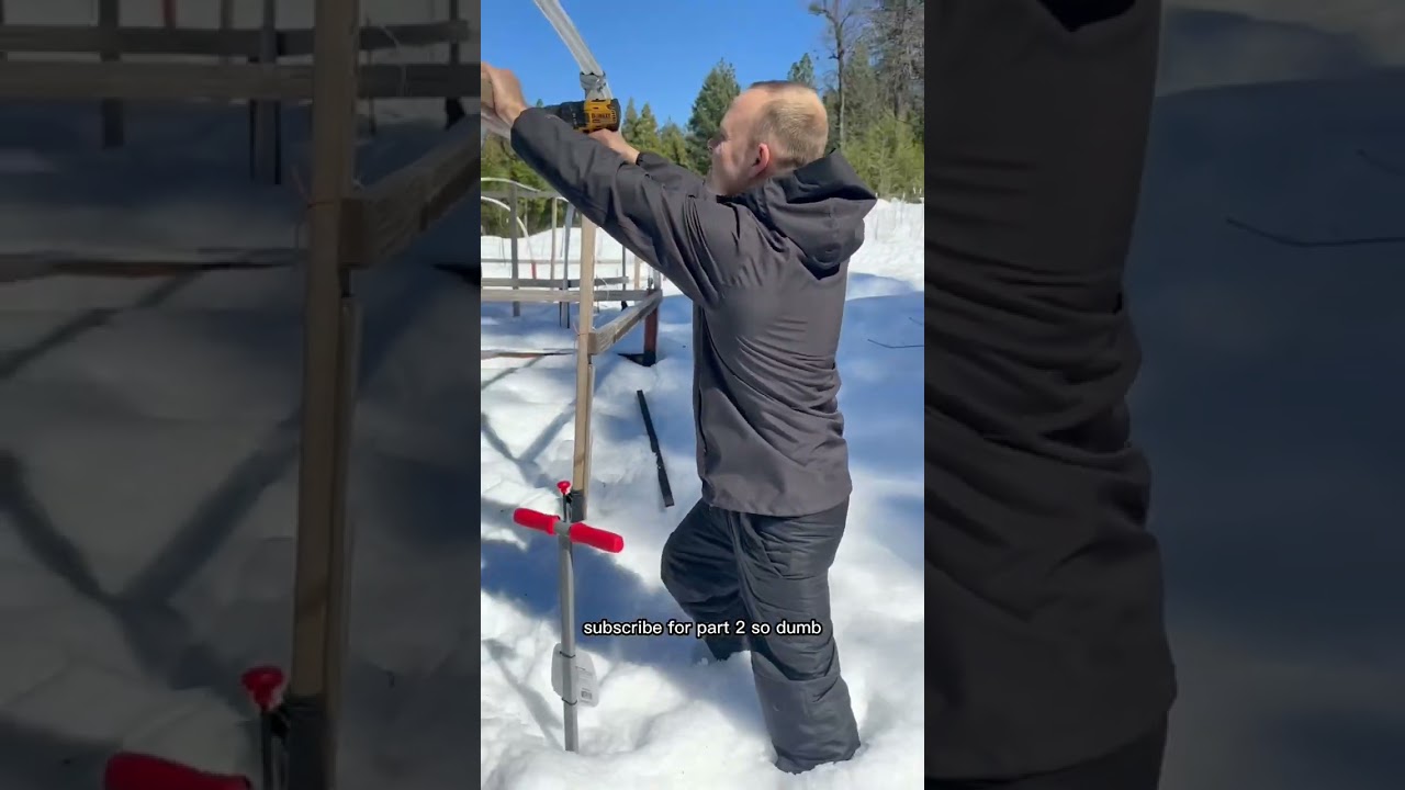 Growing weed in the snow (part 1)