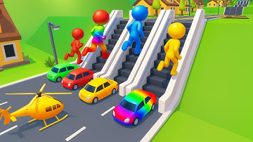 Shape shifting 🏃‍♂️🚗🚲🚦All Levels Gameplay Walkthrough Android,ios Max Level IPL29