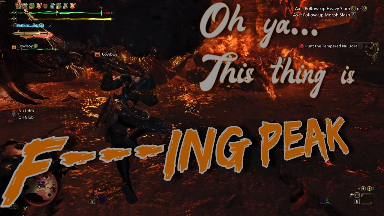 Insect Glaive main gives Switch Axe a college try!