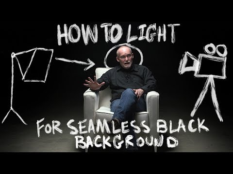 How to Light an Interview with Seamless Black Background  Filmmaking Tutorial
