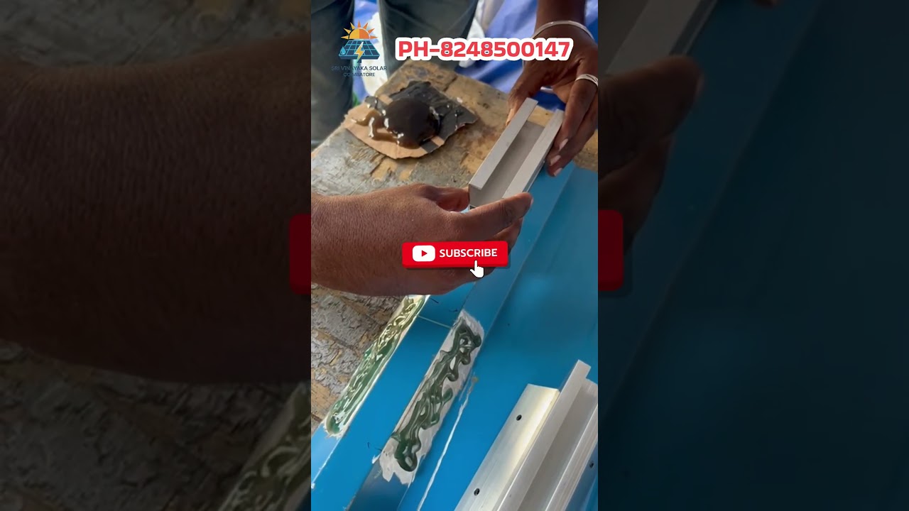 SOLAR PANEL STRUCTURE SHEET MINIRAIL INSTALLATION PASTE 