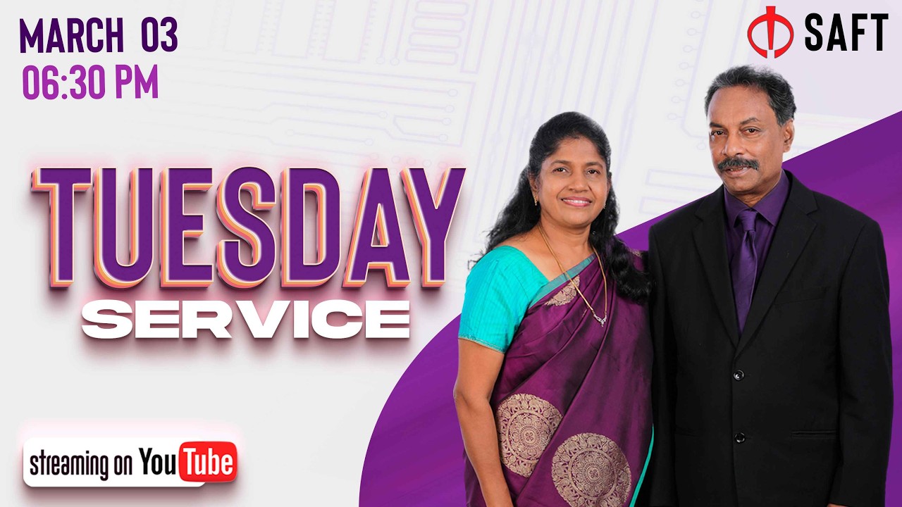 🔴Live | Tuesday Evening Service | 3 Mar 2026