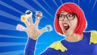 Animal Finger Family | Funny Balloon Finger Family | The Witch Dance |  Hokie Pokie Kids Videos